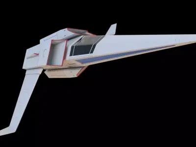 Galaxy Rangers - Interceptor spaceship 3D print model