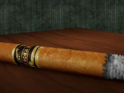 Cigar floor of cave Free 3D print model