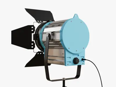 Spotlight studio light Low-poly 3D model