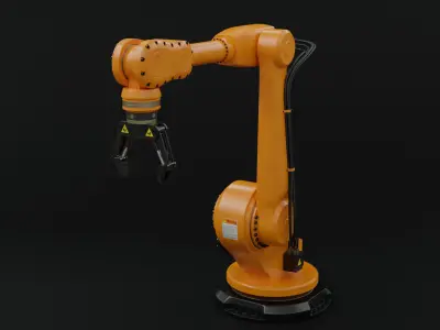  Industrial robot arm clean 