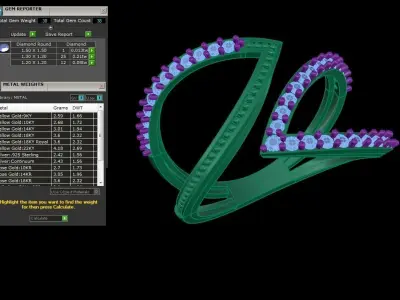 Light Wt Ring - 3 3D print model