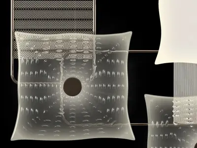 Alumina chandelier barovier toso 3D model