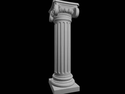 Ionic Column Architectural Element 3D print model