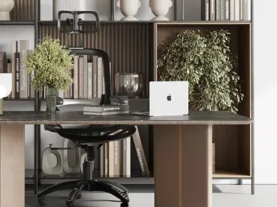 Boss Desk - Office Furniture - workplace 37   3D model