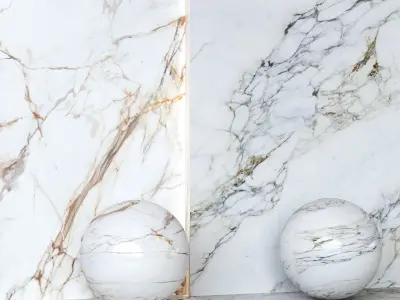 Porcelanosa Xtone Calacatta Tile - 3in1 Marble Collection Texture