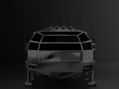 Destroyed Submarine 3D model