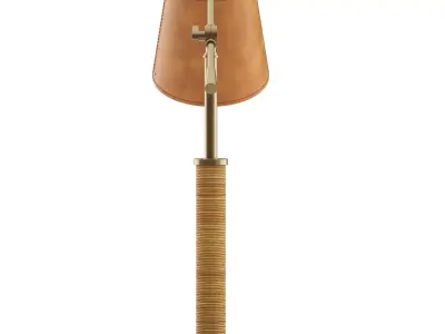 Cognac Hendrick Task Lamp 3D model