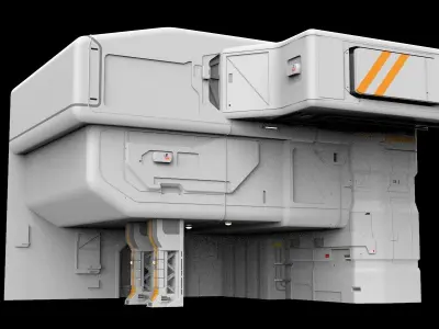 Architectural element 9 3D model