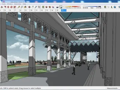 Sketchup Airport 21 3D model