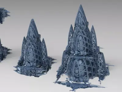 cyberpunk weaved collection  3D model