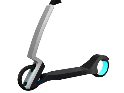 Futuristic Sci-Fi Scooter PBR 3D model