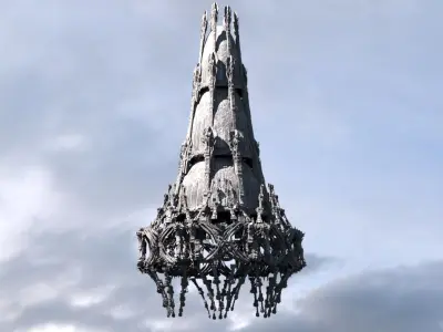 Ancient Dagoth Tower Spike top 3D model