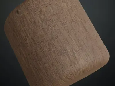 Aged and Weathered Dark Teak PBR Texture