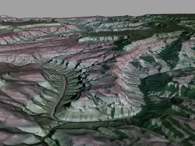 Grand Canyon 3D model