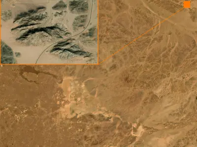 Mecca and the Red Sea coast of Saudi Arabia - tile n23 e40 3D model