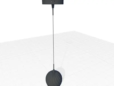 Spheroid Light Single GeometricPendant 3D model
