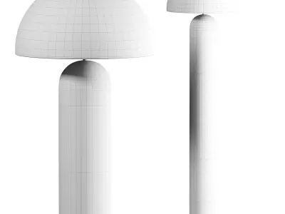 Westwing Walter Retro Floor Lamp 3D model