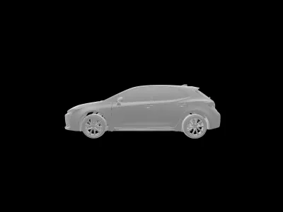 3D SCAN DATA TOYOTA COROLLA E210 HATHBACK EXTERIOR 3D model