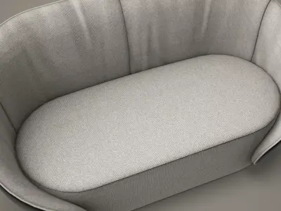 Sofa- Tonin Casa MAMA  Low-poly 3D model