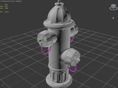 Fire Hydrant  3D model