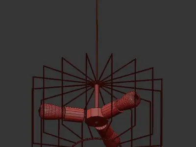 Cage Wire 3D model