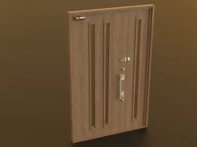 Door Entrance Low-poly 3D model purchase
