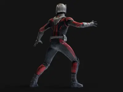 Ant Man Figure Scan Low-poly 3D model