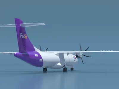  FedEx ATR 72-600 Cargo Aircraft 