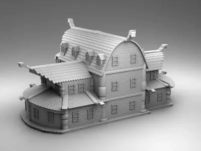 Vikings house 3D print model