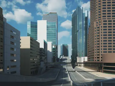 Tokyo City Shibuya 3D model