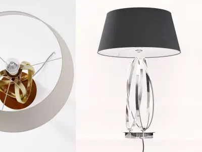 Brass Table Lamp 3D model