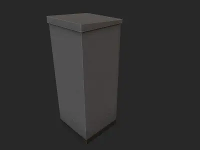 Electrical Box 4 Low-poly 3D model