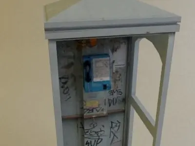Telephone Booth 3D model