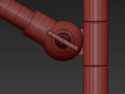 Aja Easel Floor Lamp Arteriors 3D model