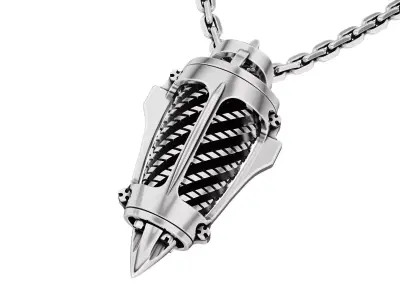 Pendant turbine 3D print model