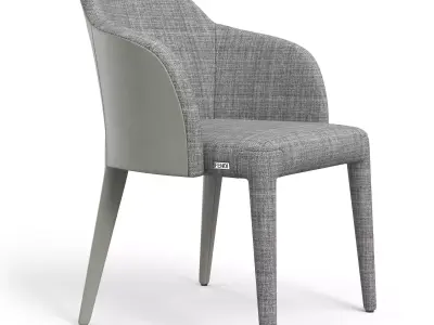 Fendi Chair Cream Suit - PBR Low-poly 3D model