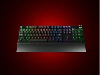Fantech Maxpower MK853 Keyboard 3D model Low-poly 3D model