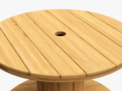 Cable reel table 3D model