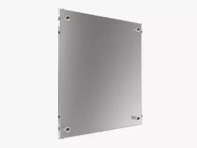 Nameplate logo signage mockup 03 3D model