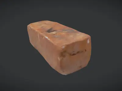 Brick 4 Low-poly 3D model