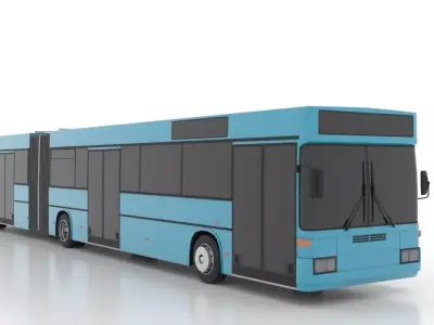 Mercedes-Benz O405G Low Low-poly 3D model