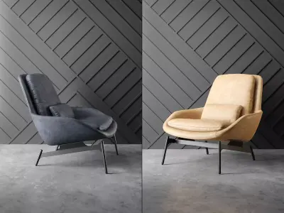 Field Lounge Chair 3D model