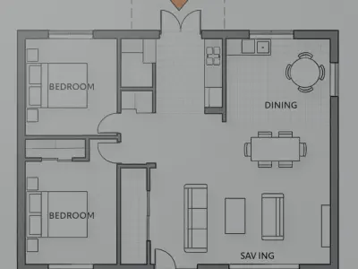 Modern House 3D model 34