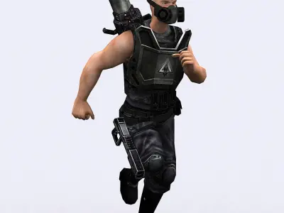 3DRT - Heavy Troopers Low-poly 3D model