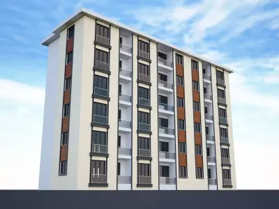 Ornate building 3d model 9 3D model