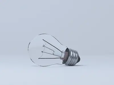 Lightning bulb Free 3D model