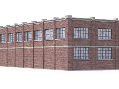 Industrial Building 37 PBR Low-poly 3D model