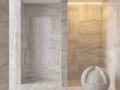 Marble wall 251 3D model