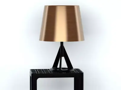 Base table lamp and floor lamp 3D model