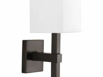  Chevalier Light  Armed Sconce - 3 Colour 3D model